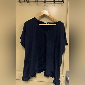 Flowy Navy top by Yak & Yeti